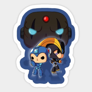 Megaman & Bass Sticker